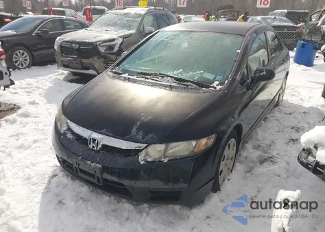 2009 Honda Civic Lx from USA, damaged, VIN 2HGFA16509H521844